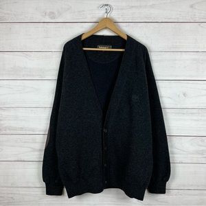 Vintage 1990s Timberland Made in Italy Wool Blend Cardigan Sweater XL